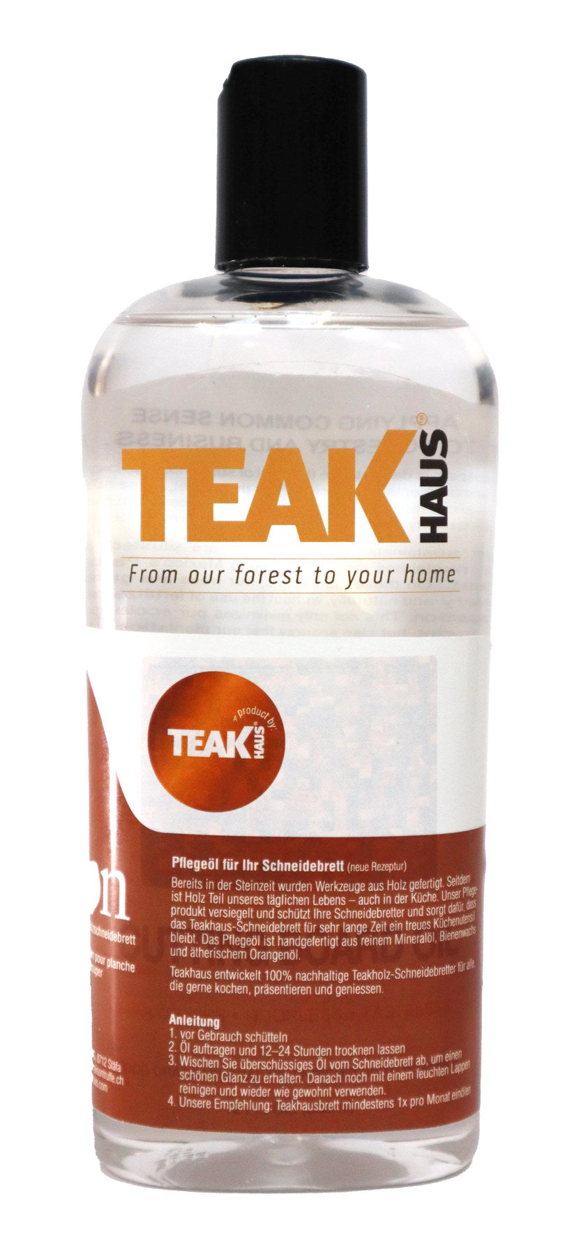 Maintenance Teakholz Pflegeöl 0.235l alte Variante in Transparent präsentiert im Onlineshop von KAQTU Design AG. Haushaltshilfen ist von Teak Haus