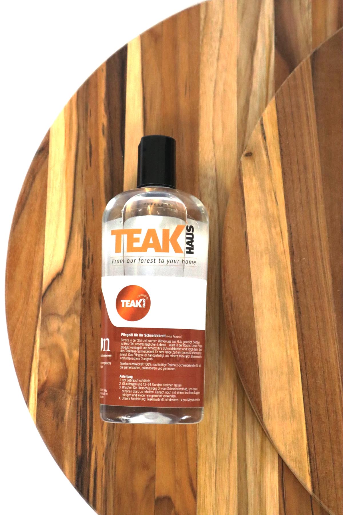 Maintenance Teakholz Pflegeöl 0.235l alte Variante in Transparent präsentiert im Onlineshop von KAQTU Design AG. Haushaltshilfen ist von Teak Haus