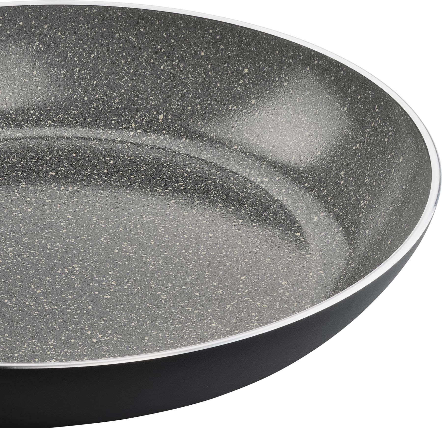 Elegante 32 cm Bratpfanne aus Keramik von Ballarini, ideal für gesundes Kochen ohne Fett und ein modernes Küchendesign.