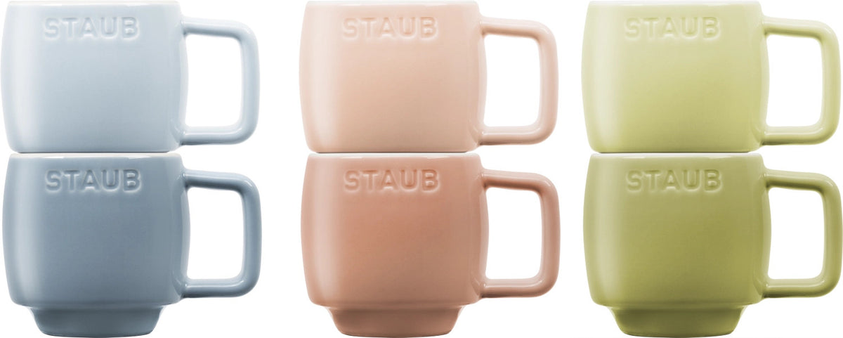 6tlg. Tassenset XS 100ml in Mehrfarbig präsentiert im Onlineshop von KAQTU Design AG. Espressotassen ist von Staub