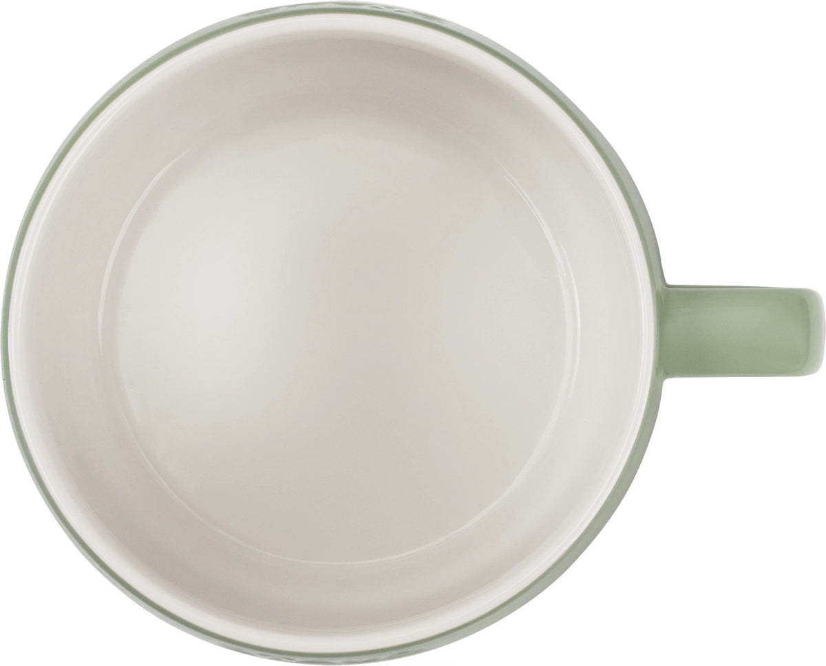 Tasse Eucalyptus XL 500ml in Grün präsentiert im Onlineshop von KAQTU Design AG. Espressotassen ist von Staub