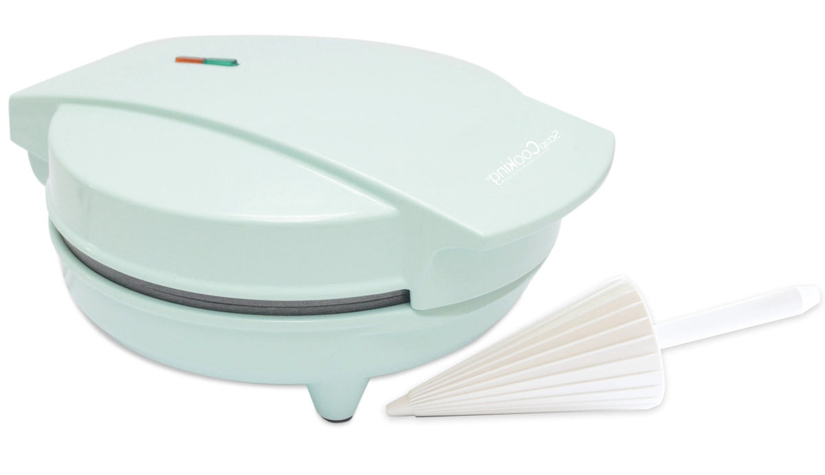 Waffel / Cornet Factory in Blau präsentiert im Onlineshop von KAQTU Design AG. Küchengerät ist von Scrap Cooking