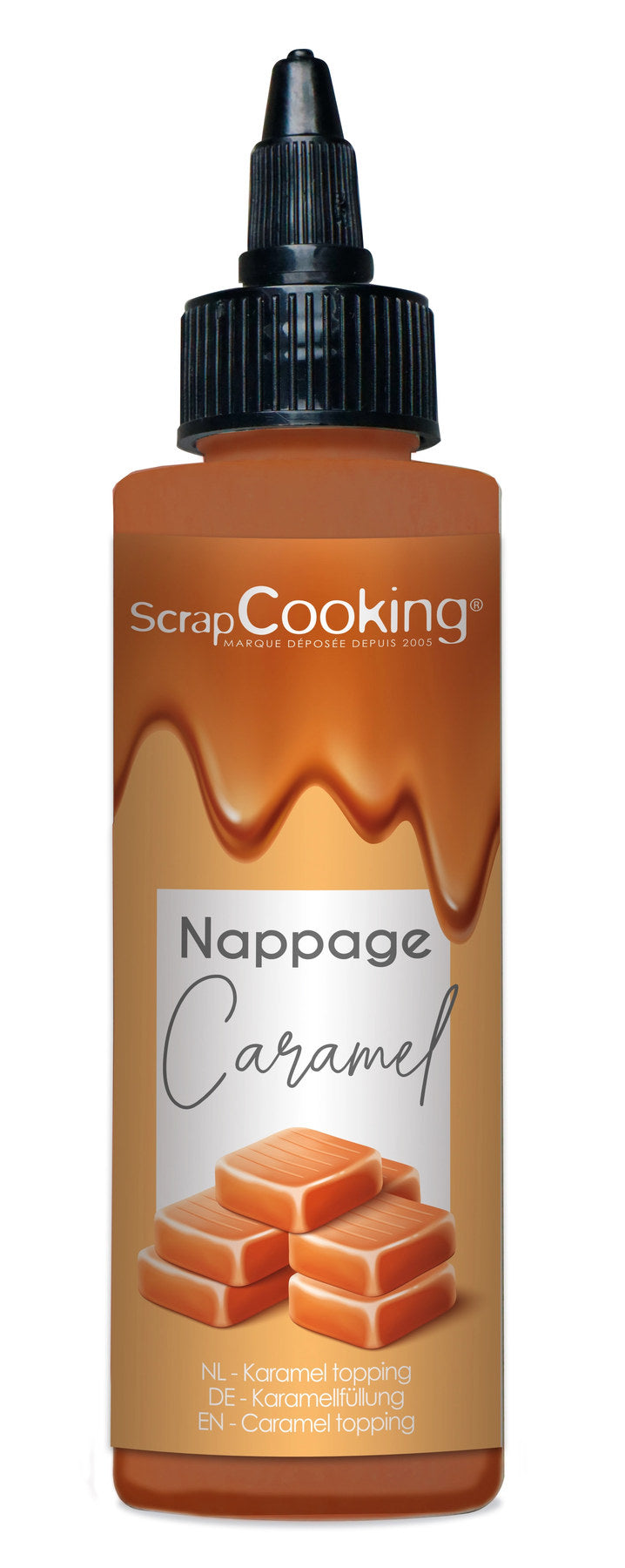 Caramel Topping 160g in Braun präsentiert im Onlineshop von KAQTU Design AG. Zutaten ist von Scrap Cooking