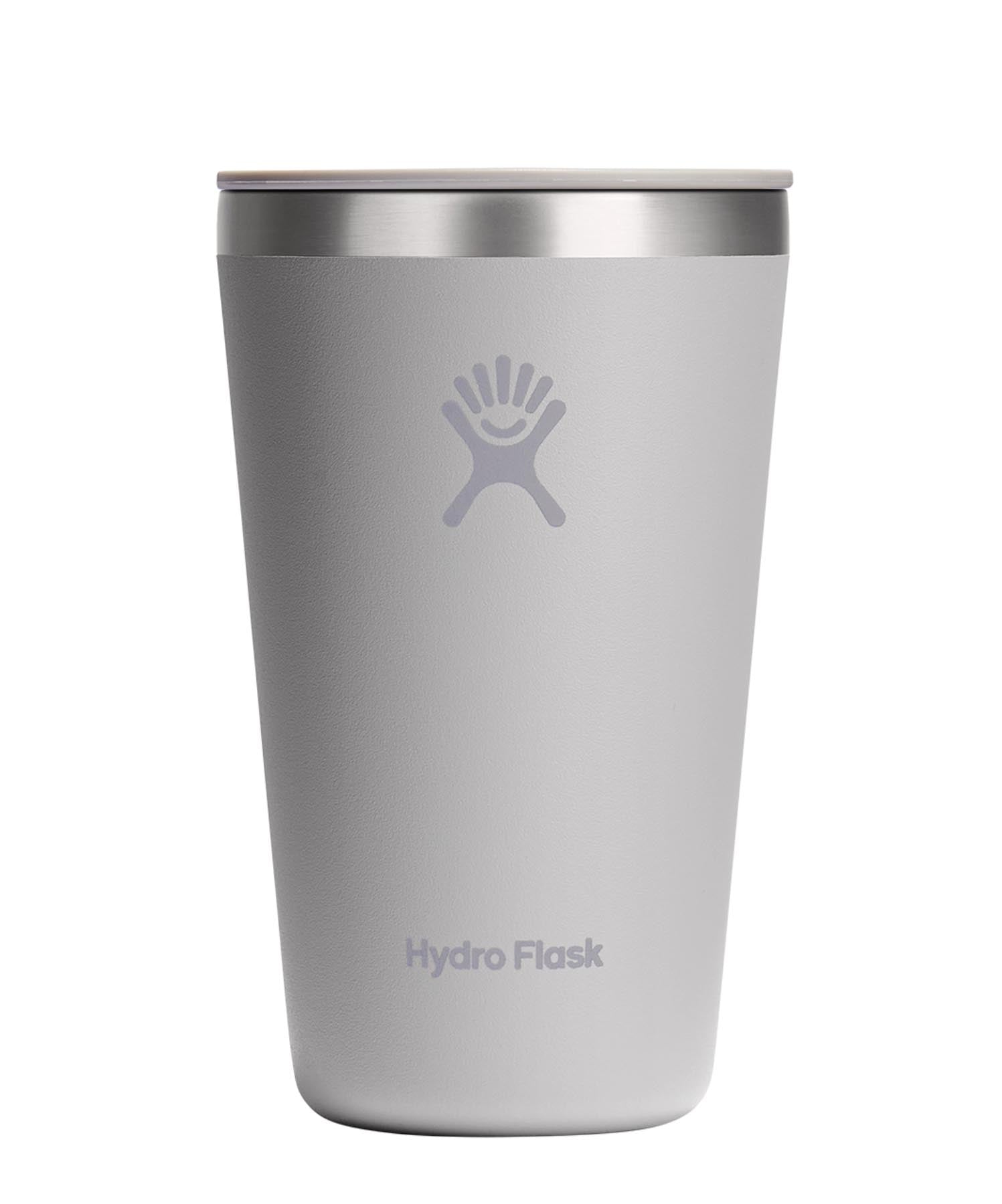 Reisebecher All Around Press-in Deckel 470ml birch in Grau präsentiert im Onlineshop von KAQTU Design AG. Trinkflasche ist von Hydro Flask