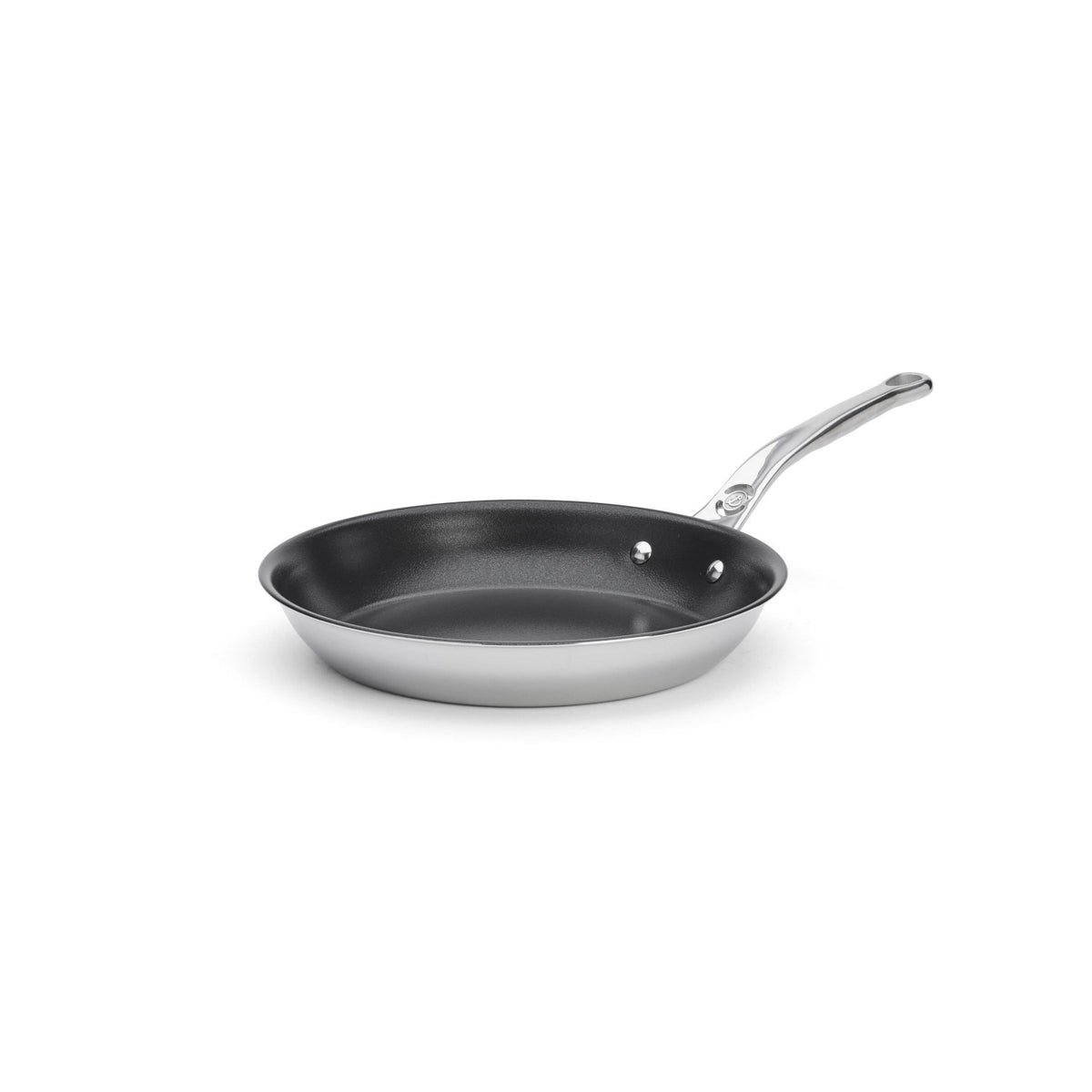 Affinity Bratpfanne D32cm Antihaftbeschichtung Edelstahl in Silber präsentiert im Onlineshop von KAQTU Design AG. Bratpfanne ist von de Buyer