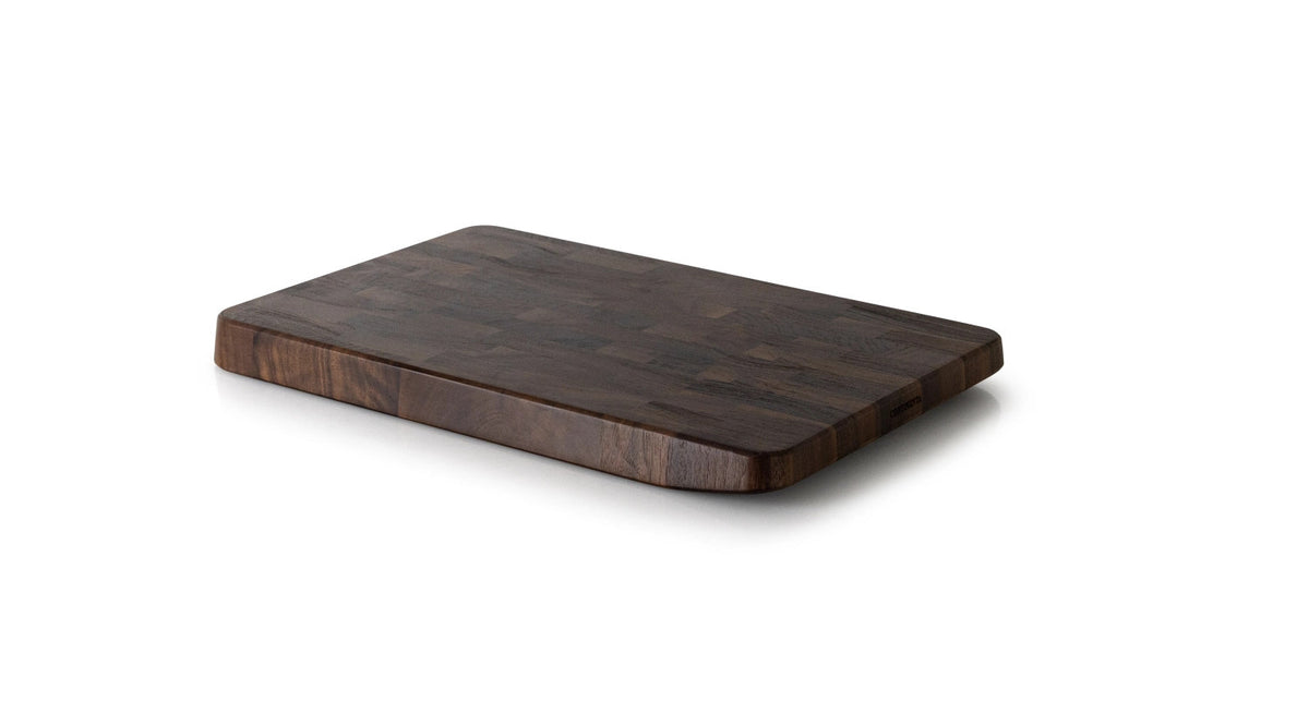 Walnuss Stirnholz Schneidebrett 38x25x3 cm in Braun präsentiert im Onlineshop von KAQTU Design AG. Schneidbrett ist von Continenta