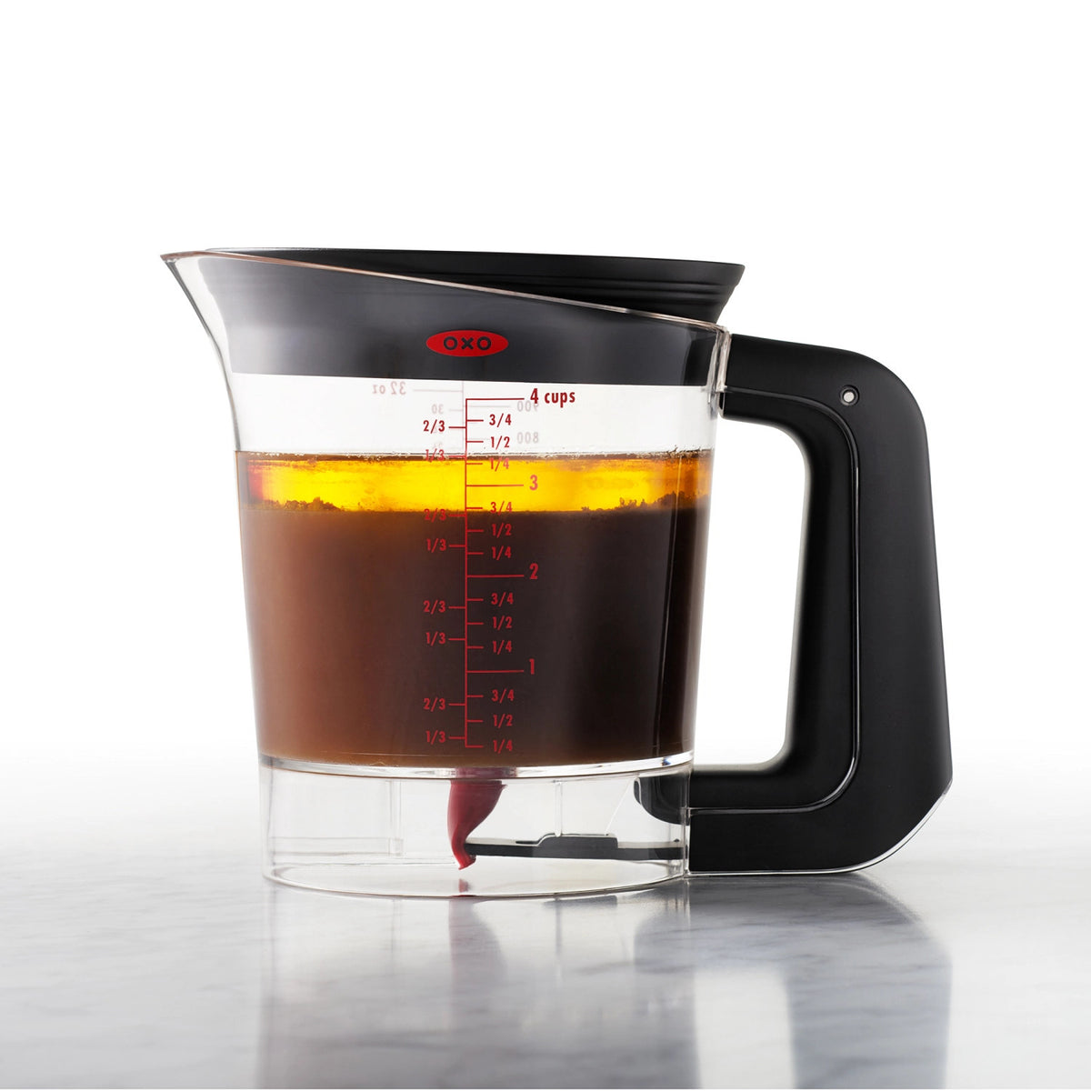 Good Grips Fetttrenner 1L in Transparent präsentiert im Onlineshop von KAQTU Design AG. Haushaltshilfen ist von OXO