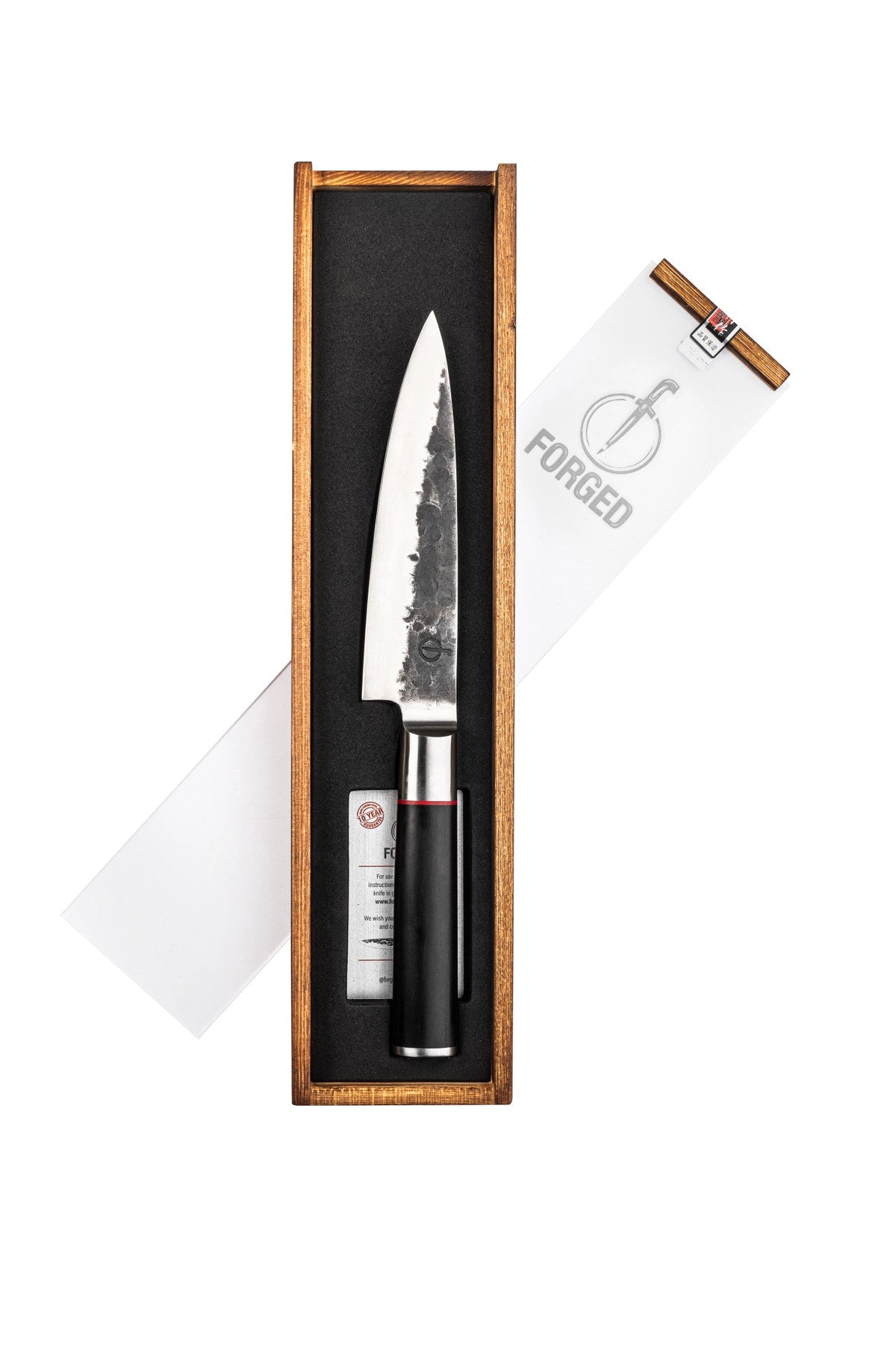 Sebra Kochmesser 16cm in Silber präsentiert im Onlineshop von KAQTU Design AG. Küchenmesser ist von Forged