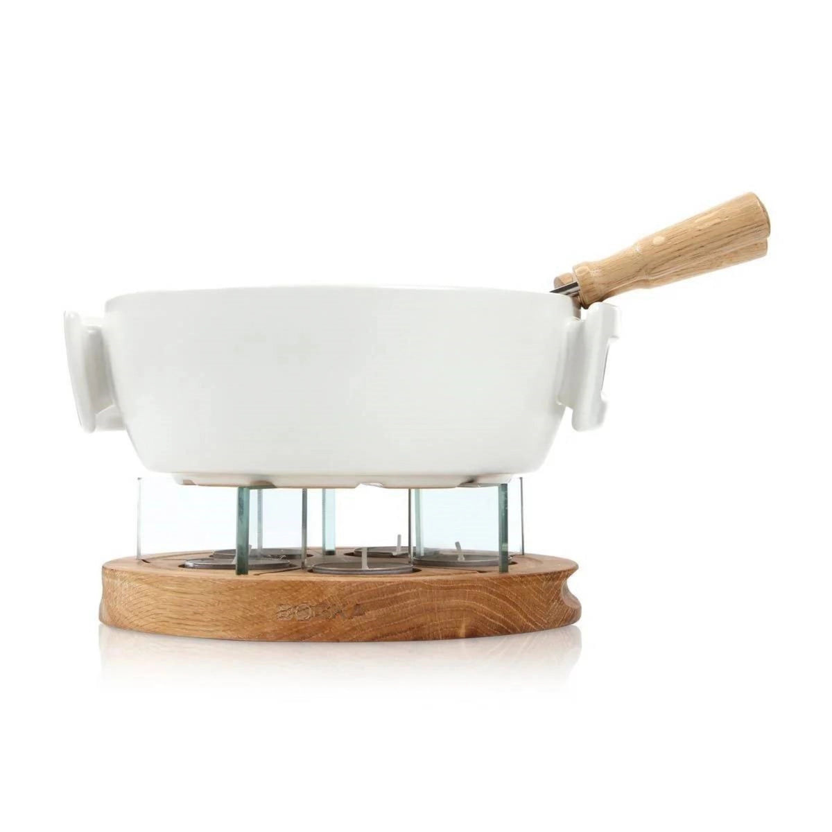 Candle Light Fondue Twinkle 1.6lt in Weiss präsentiert im Onlineshop von KAQTU Design AG. Geschirr ist von Boska