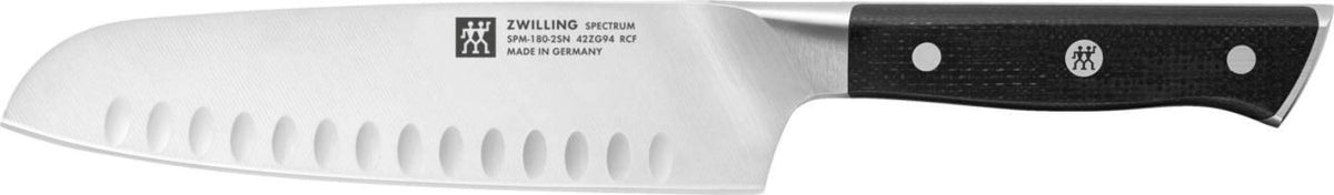 Spectrum Santokumesser 180mm in Schwarz präsentiert im Onlineshop von KAQTU Design AG. Küchenmesser ist von Zwilling