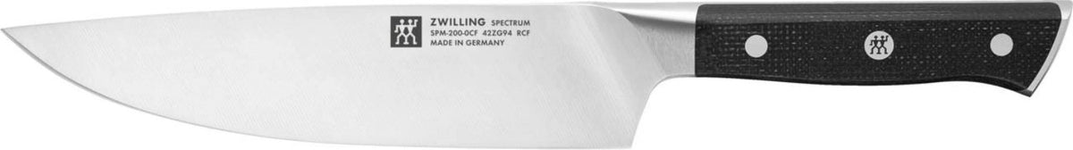 Spectrum Kochmesser 200mm in Schwarz präsentiert im Onlineshop von KAQTU Design AG. Küchenmesser ist von Zwilling
