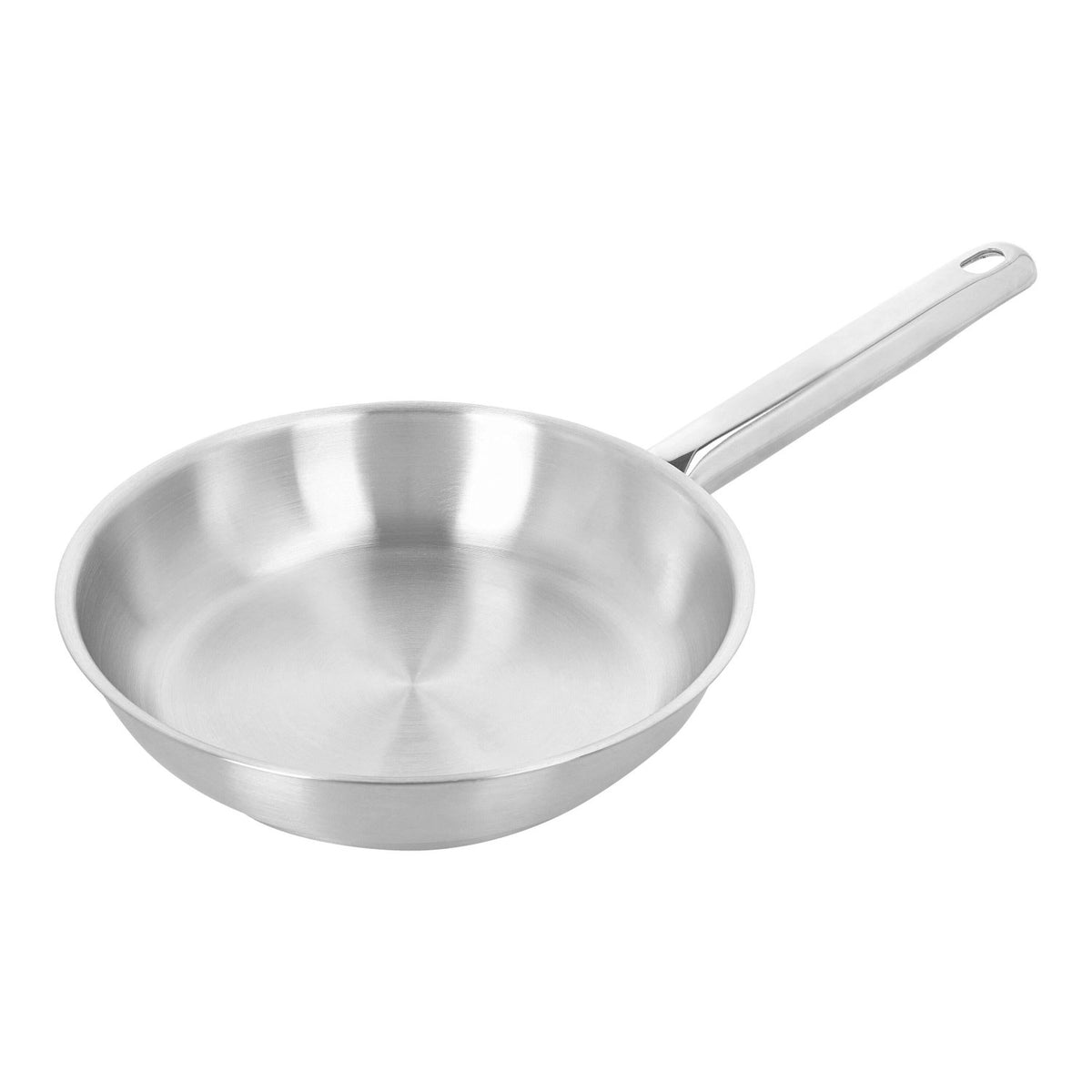 Resto 3 Bratpfanne 28cm in Silber präsentiert im Onlineshop von KAQTU Design AG. Bratpfanne ist von Demeyere