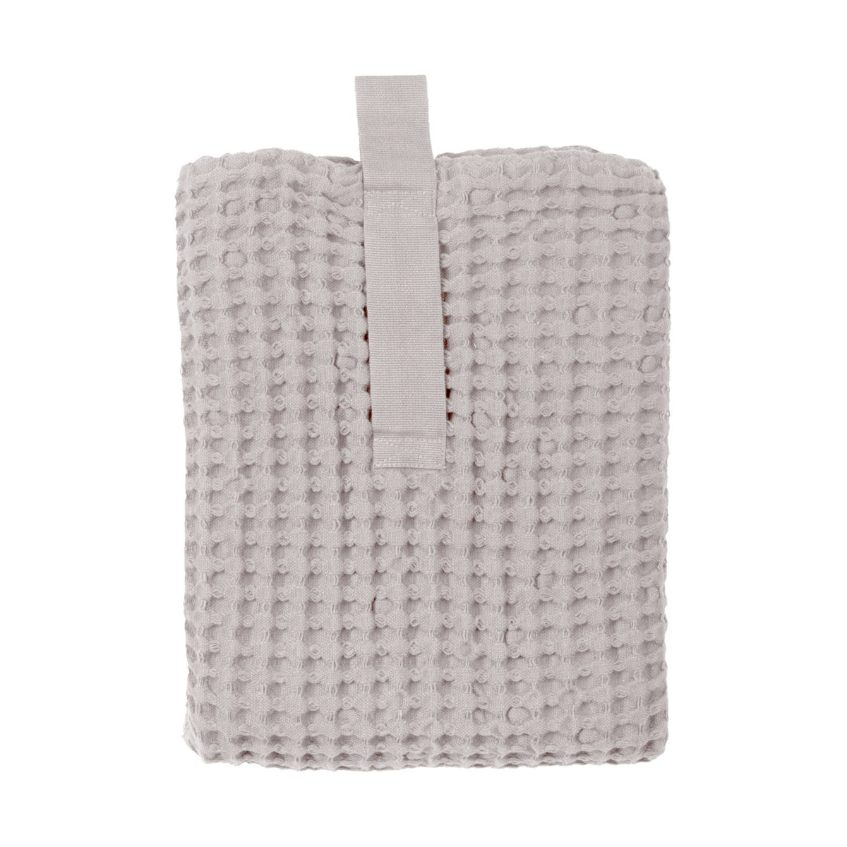 Big Waffle Badematte 80x55cm dusty lavendel Biobaumwolle in Beige präsentiert im Onlineshop von KAQTU Design AG. Handtuch ist von The Organic Company