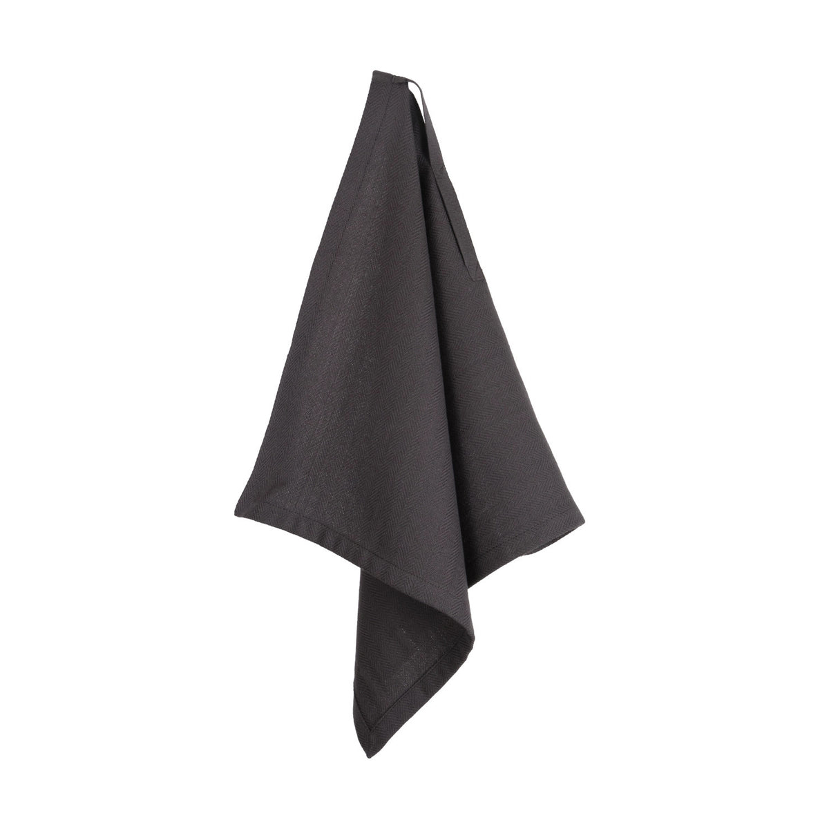 Dinner 4er Set Stoffserviette 35x40cm dark grey Biobaumwolle in Grau präsentiert im Onlineshop von KAQTU Design AG. Servietten ist von The Organic Company