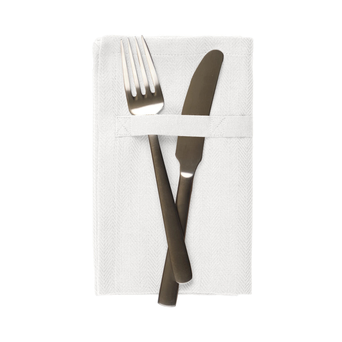 Dinner 4er Set Stoffserviette 35x40cm natural white in Weiss präsentiert im Onlineshop von KAQTU Design AG. Servietten ist von The Organic Company