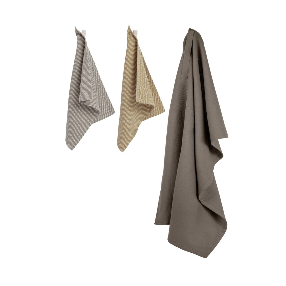 3er Set Geschirr- und Spühltuch 53x86cm earth Biobaumwolle in Mehrfarbig präsentiert im Onlineshop von KAQTU Design AG. Küchentuch ist von The Organic Company