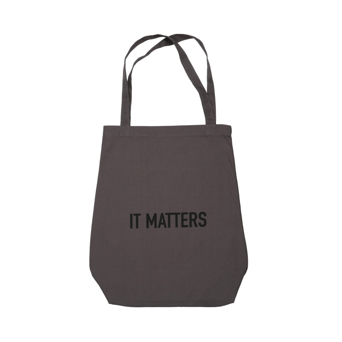 It Matters Tasche 50x35x15cm dark grey Biobaumwolle in Grau präsentiert im Onlineshop von KAQTU Design AG. Küchenhelfer ist von The Organic Company