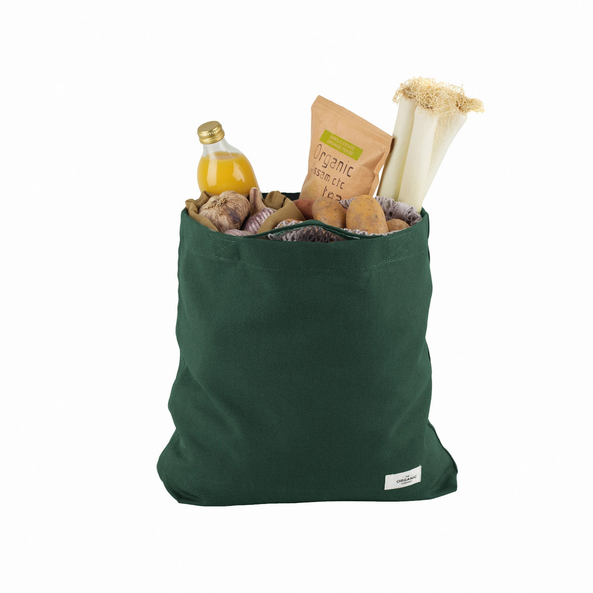 My Organic Tasche 34x10x40cm dark green Biobaumwolle in Grün präsentiert im Onlineshop von KAQTU Design AG. Küchenhelfer ist von The Organic Company