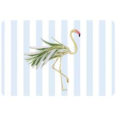 Double-sided printed flamingo PVC placemat