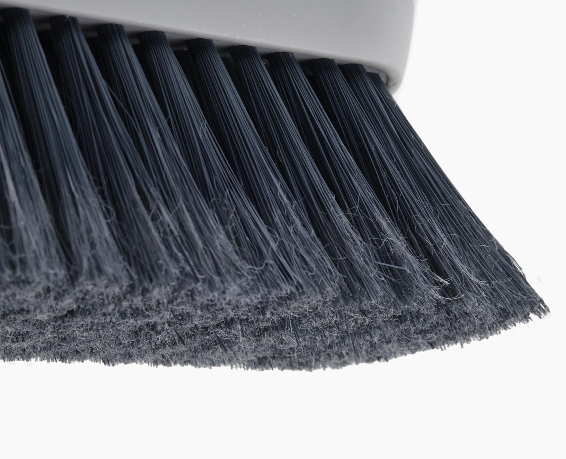 Praktische CleanTech Kehrschaufel mit Handbesen in stilvollem Stein-Grau, ideal für effizientes Kehren und einfache Reinigung im Haushalt.