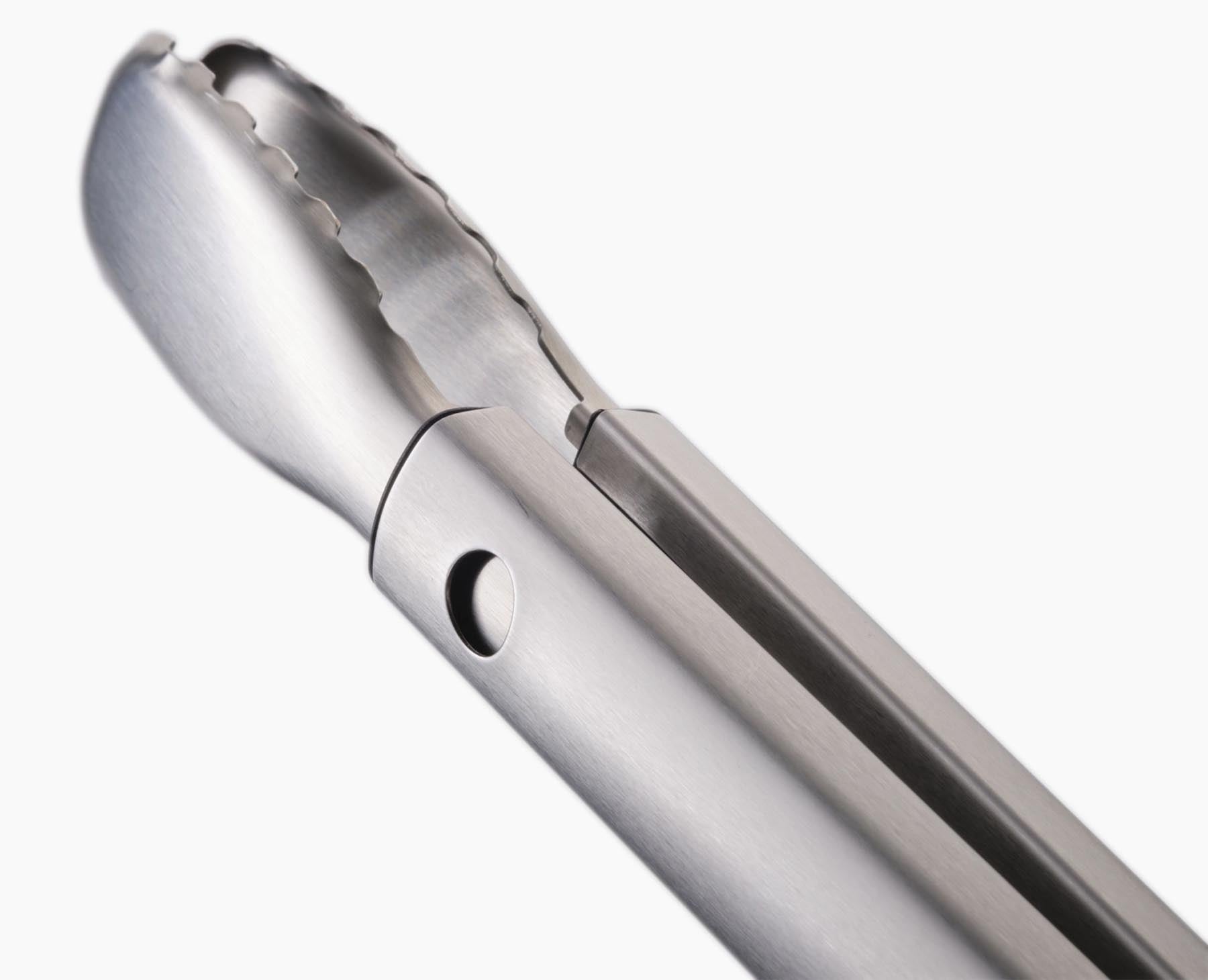 3er Set GrillOut BBQ Wender, Zange und Gabel Edelstahl in Silber präsentiert im Onlineshop von KAQTU Design AG. Grillzubehör ist von Joseph Joseph