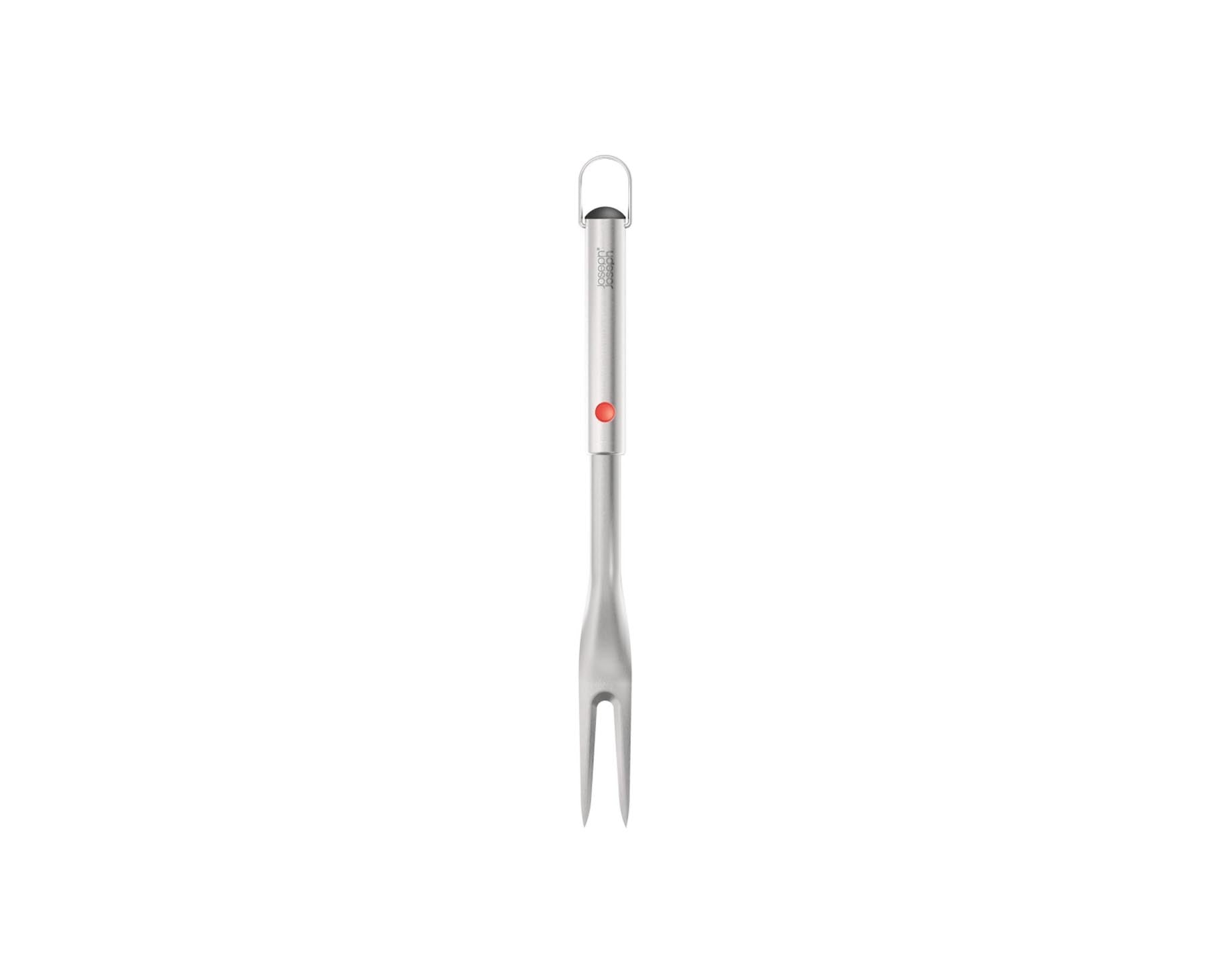 GrillOut BBQ Gabel einziehbarer Kopf  Edelstahl 41.7-35cm in Silber präsentiert im Onlineshop von KAQTU Design AG. Grillzubehör ist von Joseph Joseph