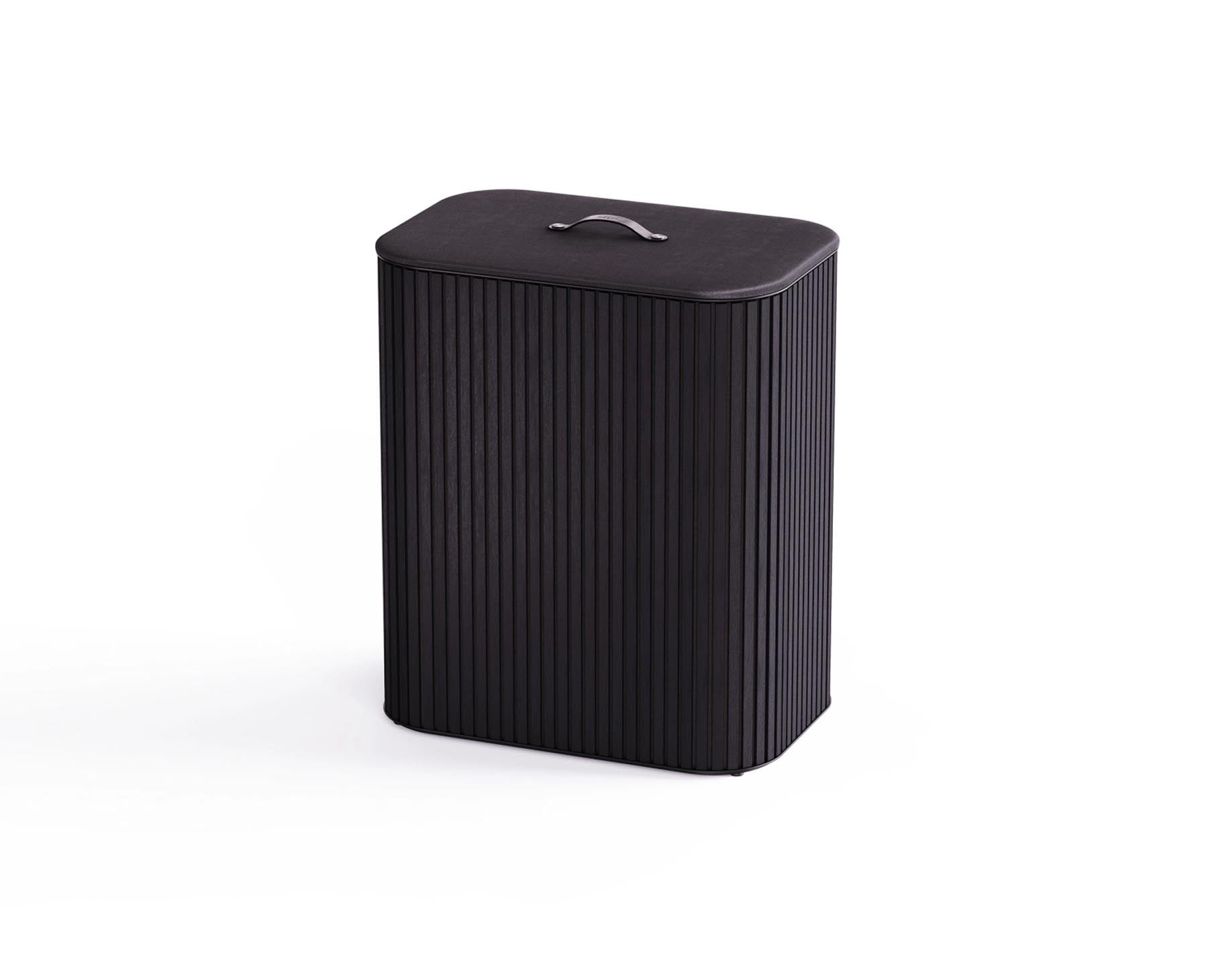Tota Twin Luxe Wäschekorb 90l black in Schwarz präsentiert im Onlineshop von KAQTU Design AG. Wäschekorb ist von Joseph Joseph
