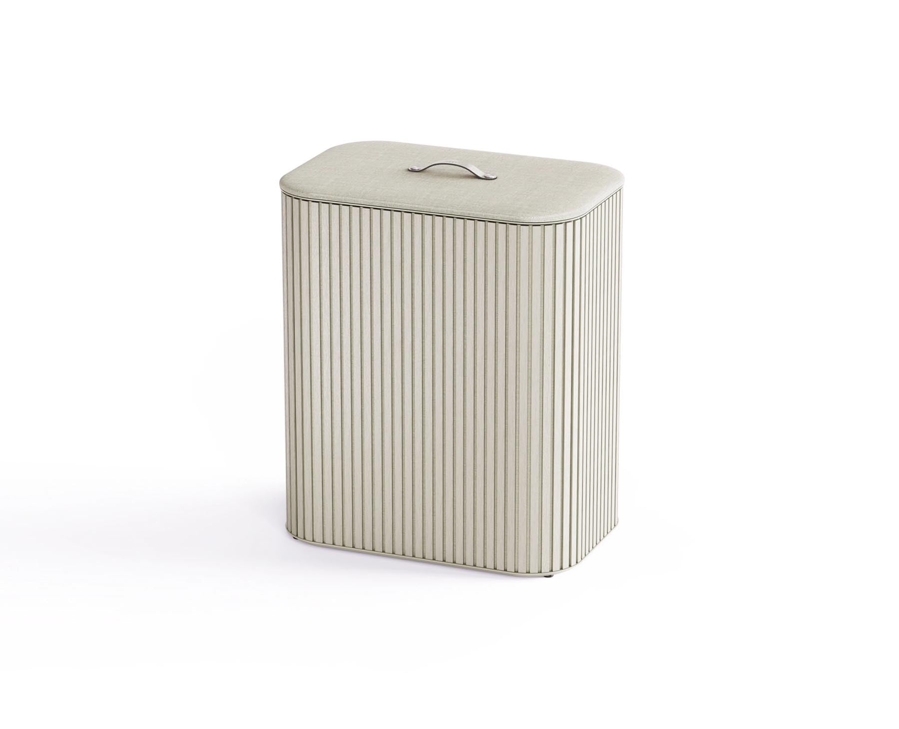 Tota Twin Luxe Wäschekorb 90l ecru in Beige präsentiert im Onlineshop von KAQTU Design AG. Wäschekorb ist von Joseph Joseph