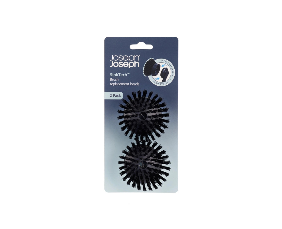 2er Set SinkTech Ersatzbürste für Spülbürste 7x4.5cm in Schwarz präsentiert im Onlineshop von KAQTU Design AG. Abwasch ist von Joseph Joseph