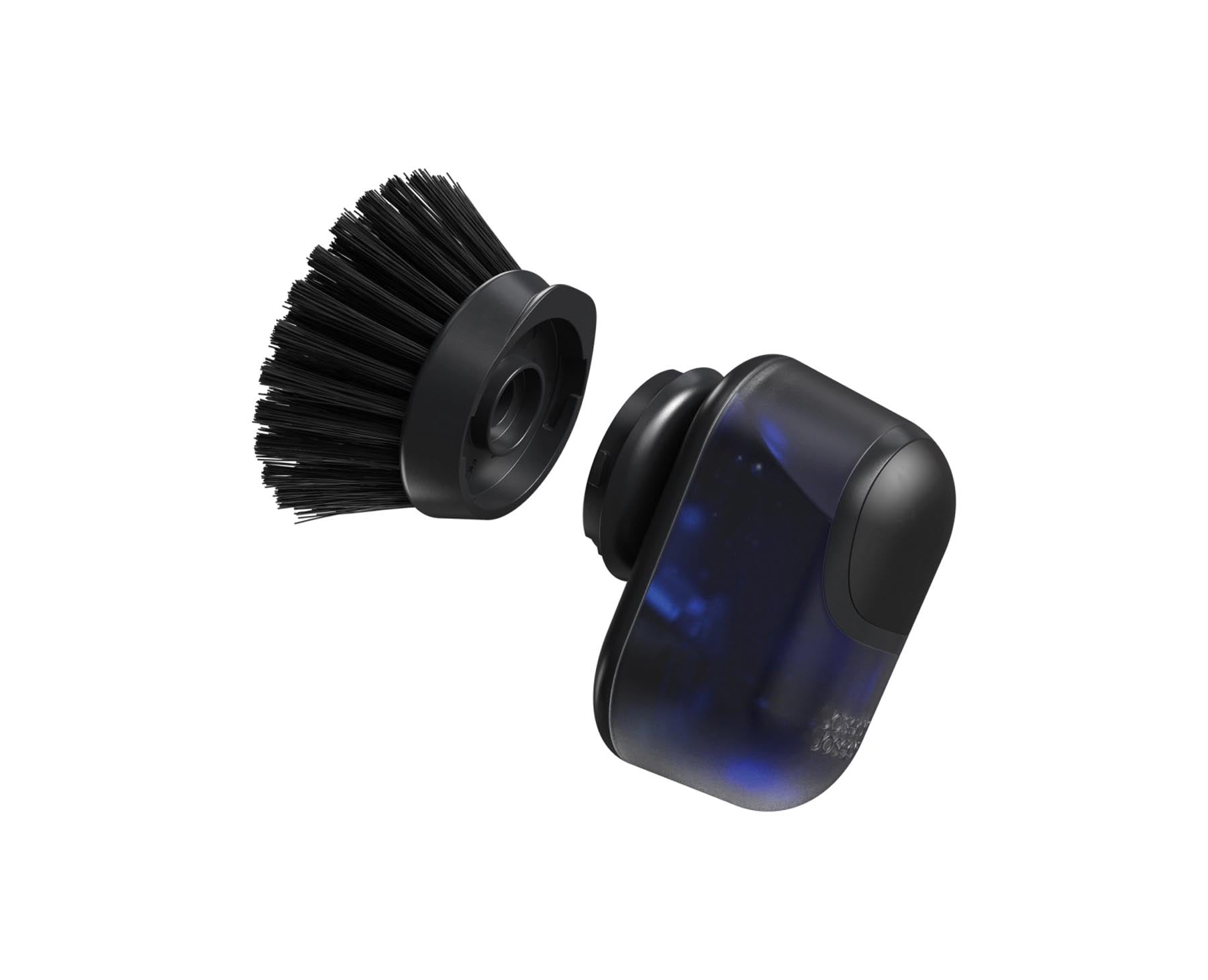 Eleganter SinkTech Seifenspender mit integrierter Handbürste und Halter, perfekt für eine saubere und organisierte Küchenspüle.