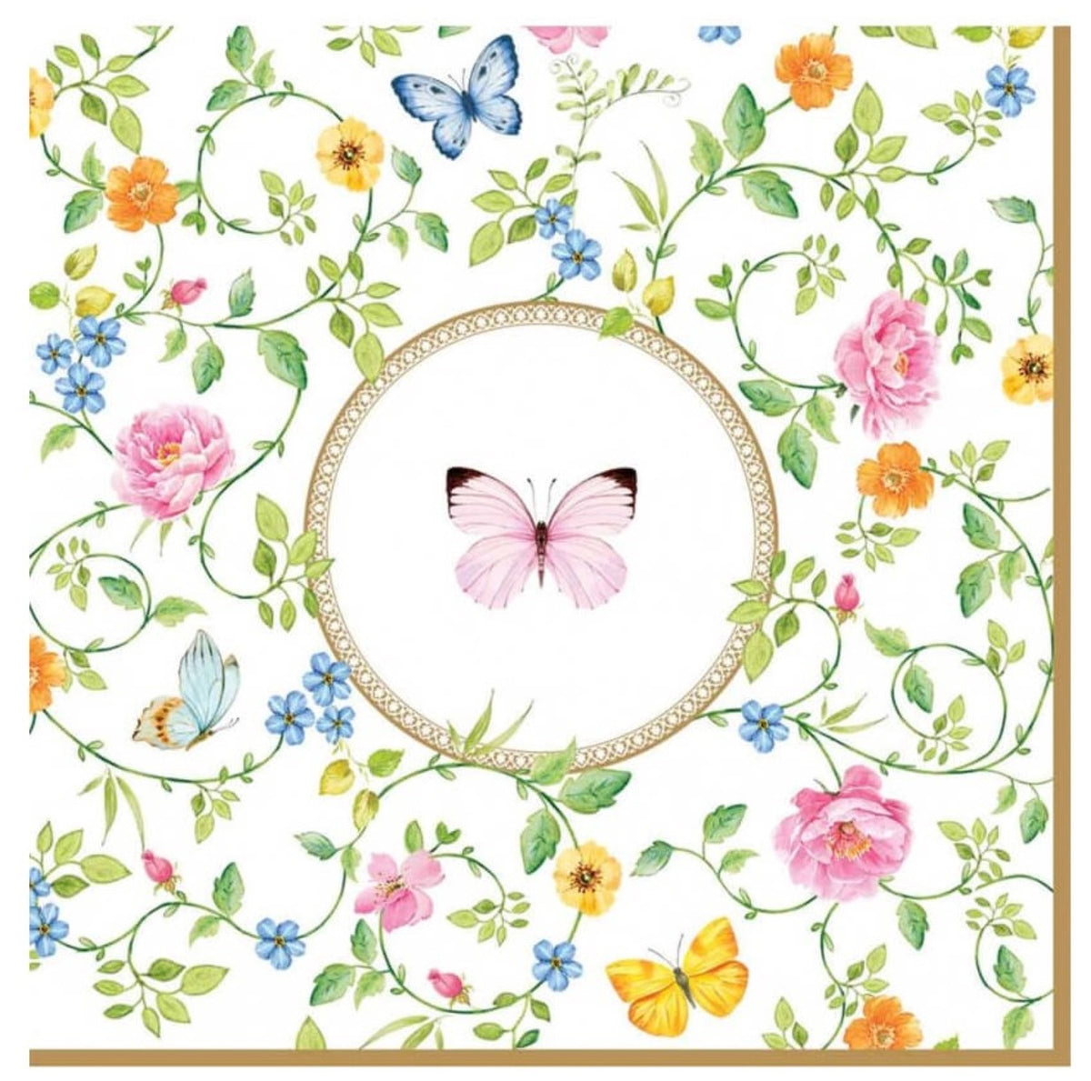 Dancing Butterflies Papierservietten 20er Pack 33x33cm in Mehrfarbig präsentiert im Onlineshop von KAQTU Design AG. Servietten ist von Easy Life