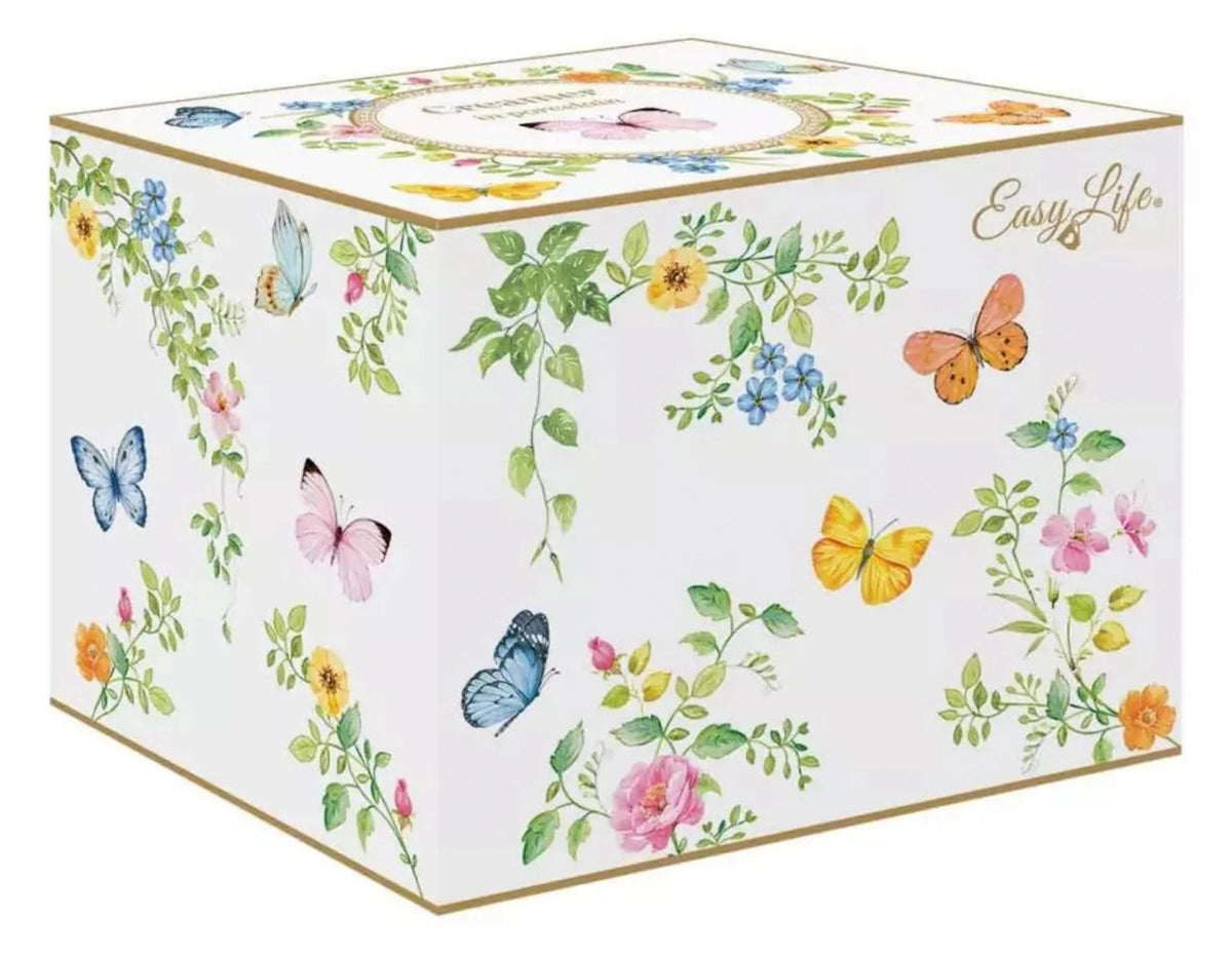 Dancing Butterflies Milchkännchen 220ml Porzellan in Mehrfarbig präsentiert im Onlineshop von KAQTU Design AG. Kanne ist von Easy Life