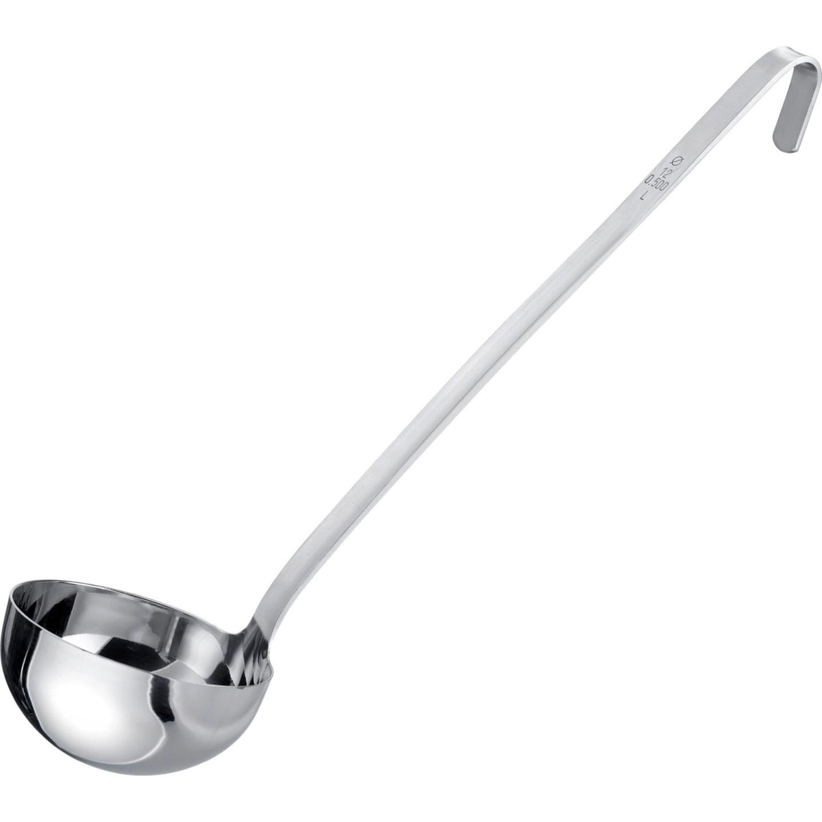 Pro Schöpfkelle D12cm, 500ml in Silber präsentiert im Onlineshop von KAQTU Design AG. Kochbesteck ist von Westmark