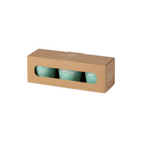 Set of 3 Grespresso Gift Box Espresso Cups, 70 ml, Aqua