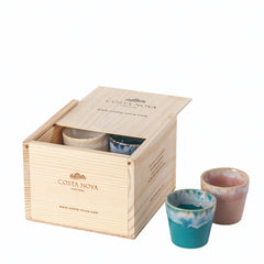 Set 8 tazzine espresso Grespresso in confezione regalo 70ml multicolor
