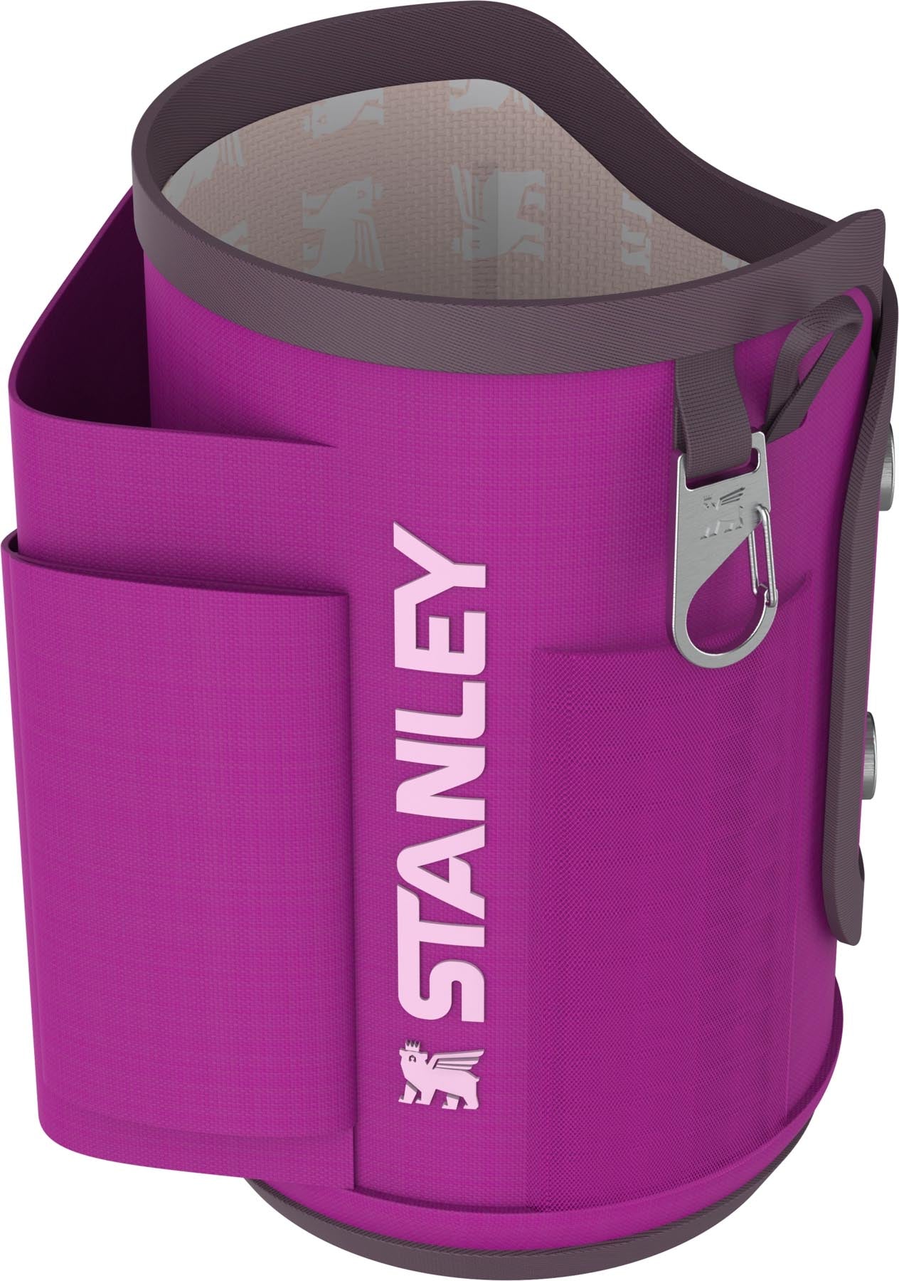 Vielseitige Stanley Thermosflasche in Violett, 0.89l, perfekt für den Alltag, ausgestattet mit einem komfortablen Tragegriff und elegantem Look.