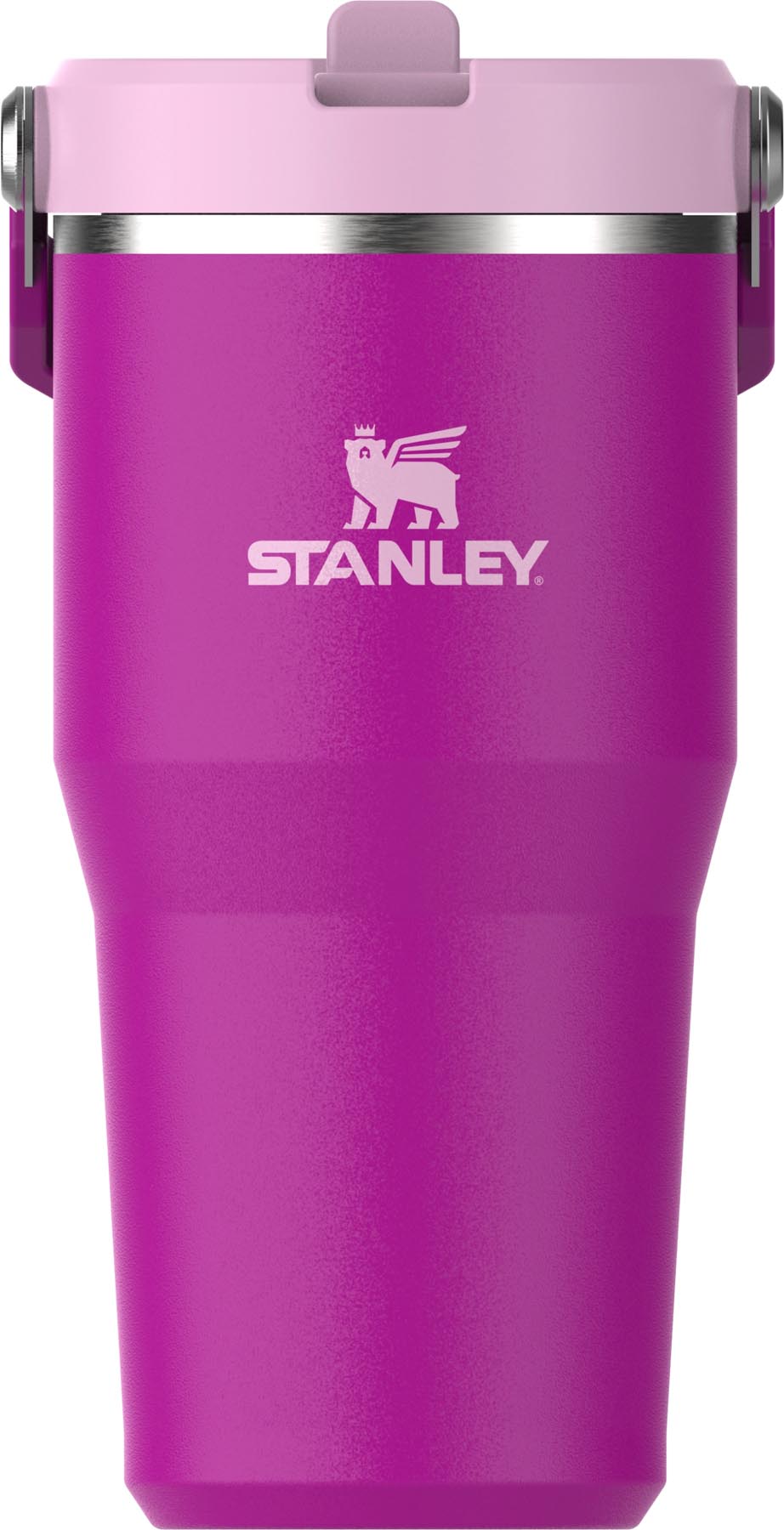 IceFlow Flip Straw Becher 0.6l violet blossom in Violett präsentiert im Onlineshop von KAQTU Design AG. Aufbewahrungsbehälter ist von Stanley