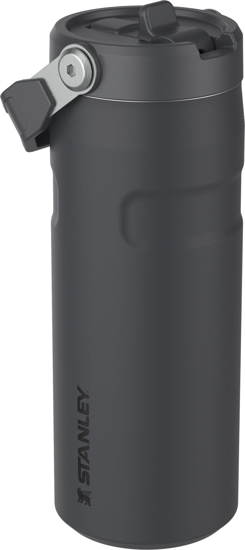 IceFlow Flip Straw Flasche 0.47l black 2.0 in Schwarz präsentiert im Onlineshop von KAQTU Design AG. Trinkflaschen ist von Stanley