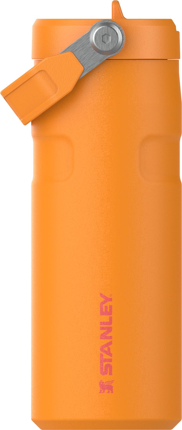 IceFlow Flip Straw Flasche 0.47l goldenrod coral in Orange präsentiert im Onlineshop von KAQTU Design AG. Aufbewahrungsbehälter ist von Stanley