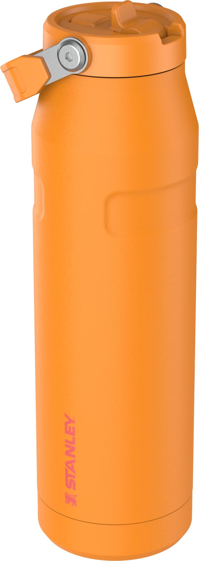 IceFlow Flip Straw Flasche 1.06l goldenrod coral in Orange präsentiert im Onlineshop von KAQTU Design AG. Aufbewahrungsbehälter ist von Stanley