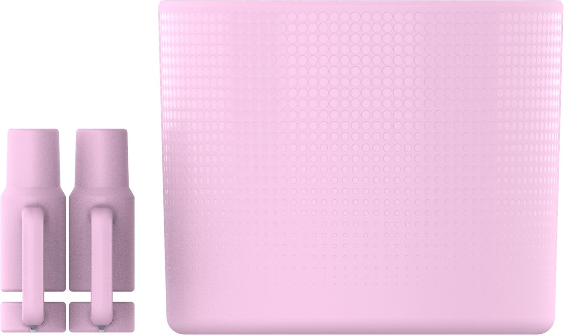 Stylische Stanley Thermosflasche Quencher 1.18l in zartem Cherry Blossom mit Antirutsch- und Strohhalmabdeckung für optimalen Komfort.