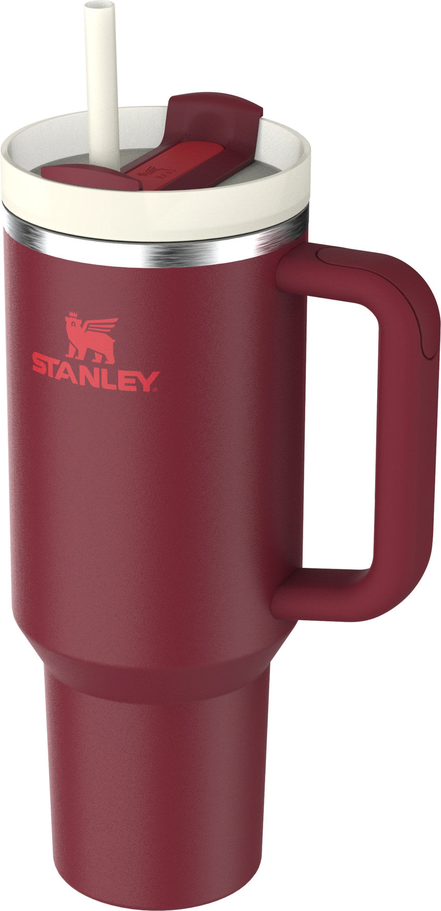 Quencher FlowState 1.18l cranberry in Rot präsentiert im Onlineshop von KAQTU Design AG. Thermosflasche ist von Stanley