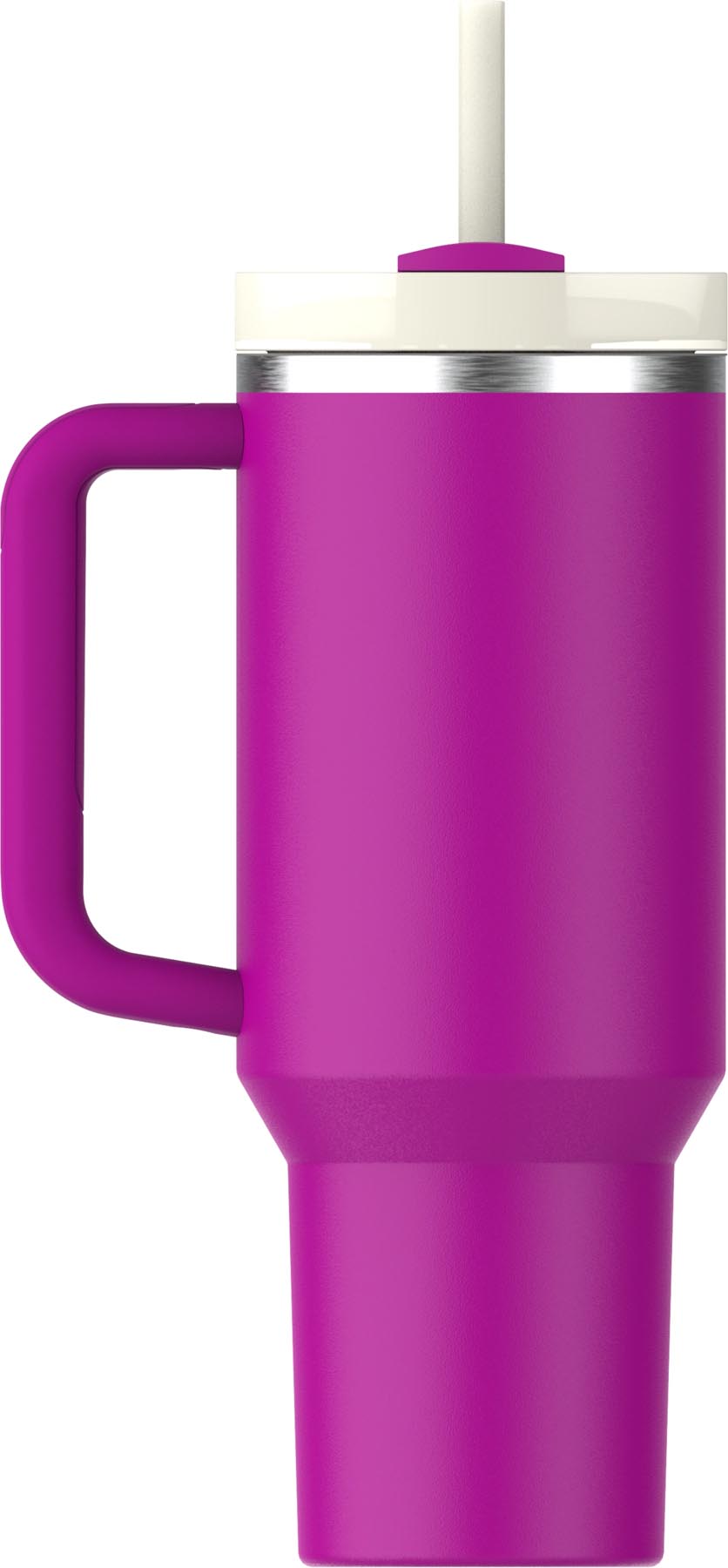 Stylische Thermosflasche Quencher FlowState 1.18l in Violett mit innovativem Design von Stanley für optimale Getränkeaufbewahrung.