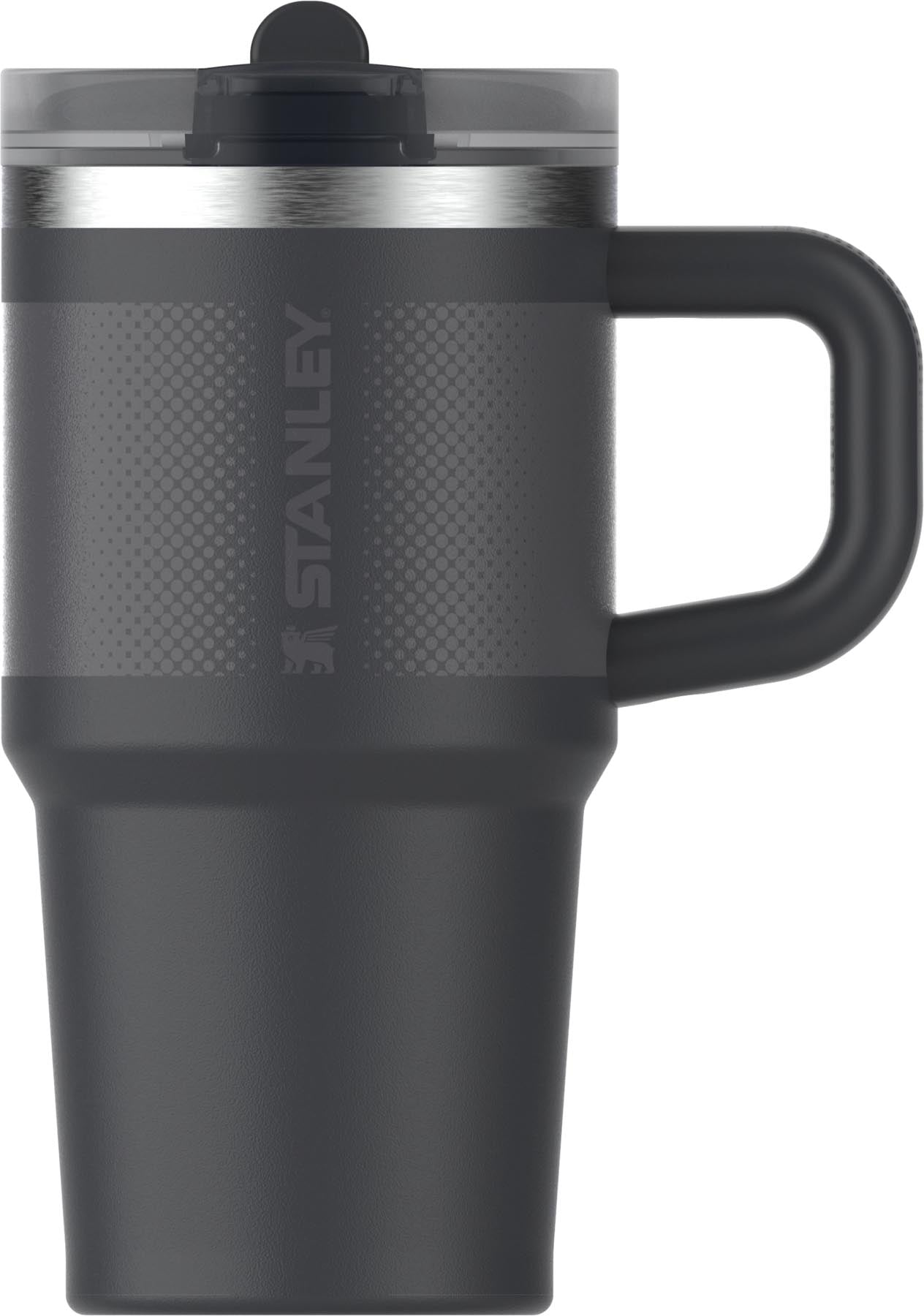 Quencher ProTour Flip Straw 0.6l black fade in Schwarz präsentiert im Onlineshop von KAQTU Design AG. Aufbewahrungsbehälter ist von Stanley