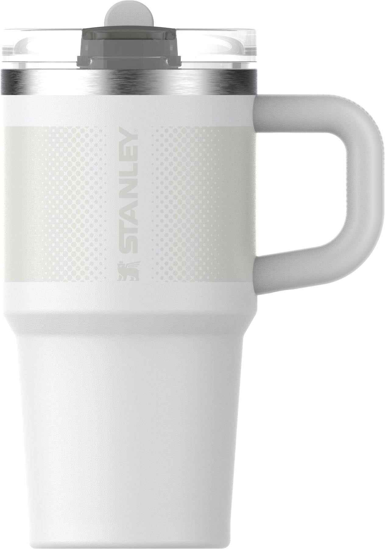 Quencher ProTour Flip Straw 0.6l frost fade in Weiss präsentiert im Onlineshop von KAQTU Design AG. Aufbewahrungsbehälter ist von Stanley