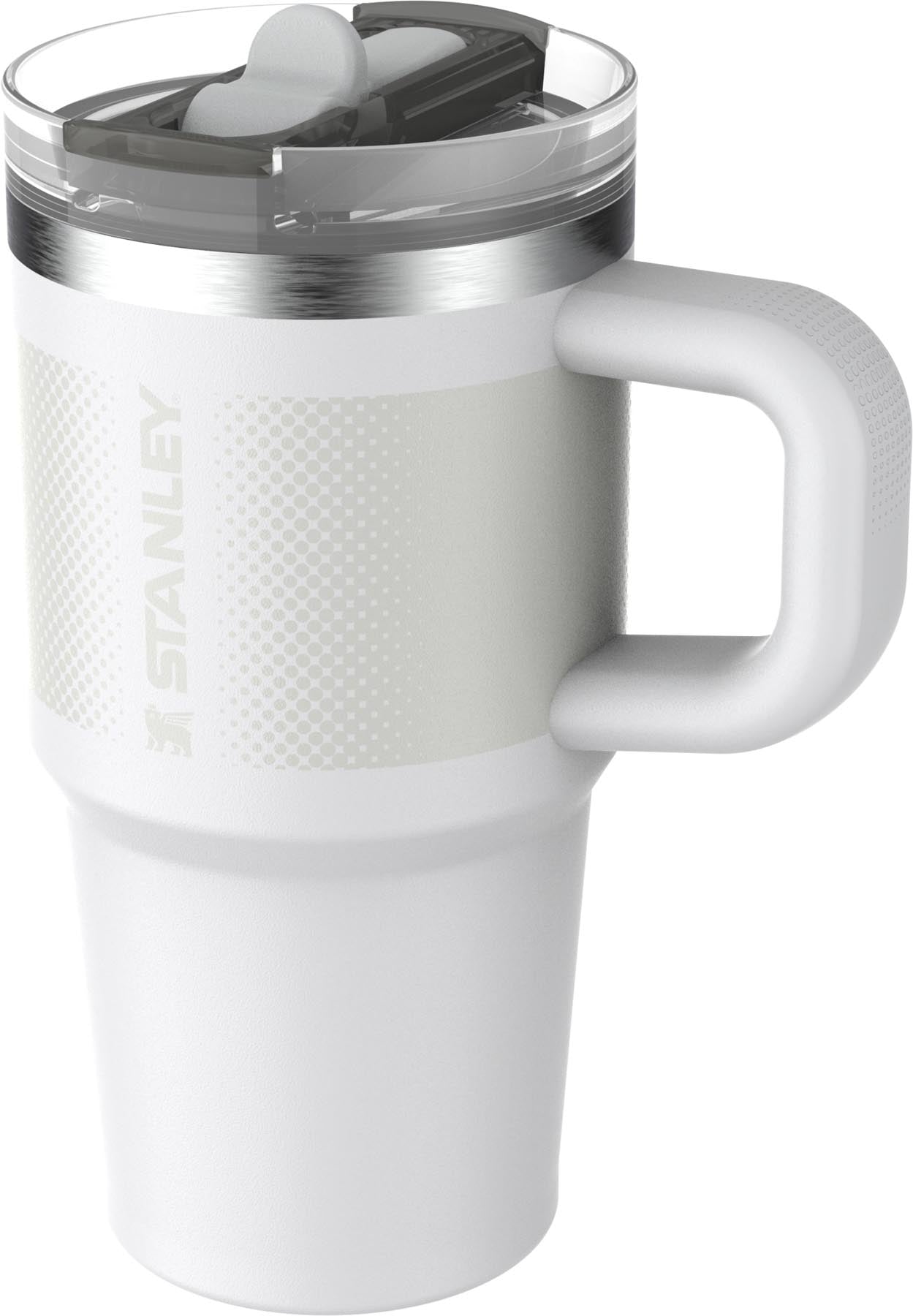 Stylische Thermosflasche Quencher ProTour mit Flip Straw in frost fade, ideal für unterwegs und perfekt für kalte Getränke.