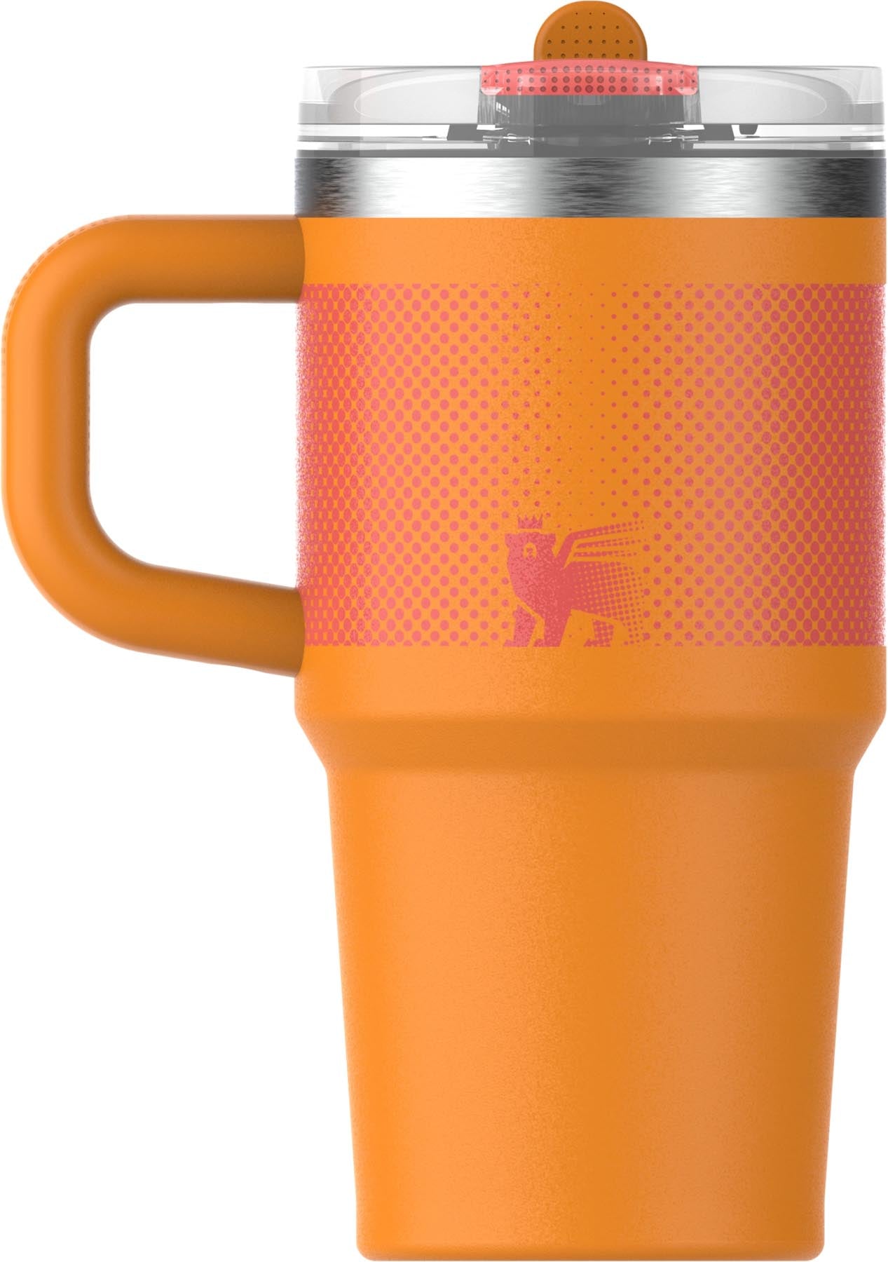 Stylische Thermosflasche Quencher ProTour Flip Straw 0.6l in goldenrod fade, ideal für unterwegs, von Stanley für optimale Hydration.