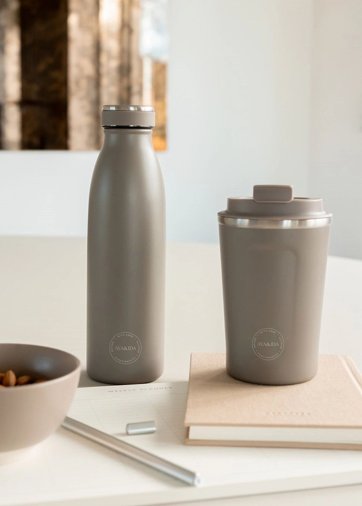Trinkflasche 500ml Driftwood in Braun präsentiert im Onlineshop von KAQTU Design AG. Trinkflaschen ist von AYA&IDA