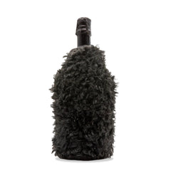 Flaschenkühler mit Wolle schwarz