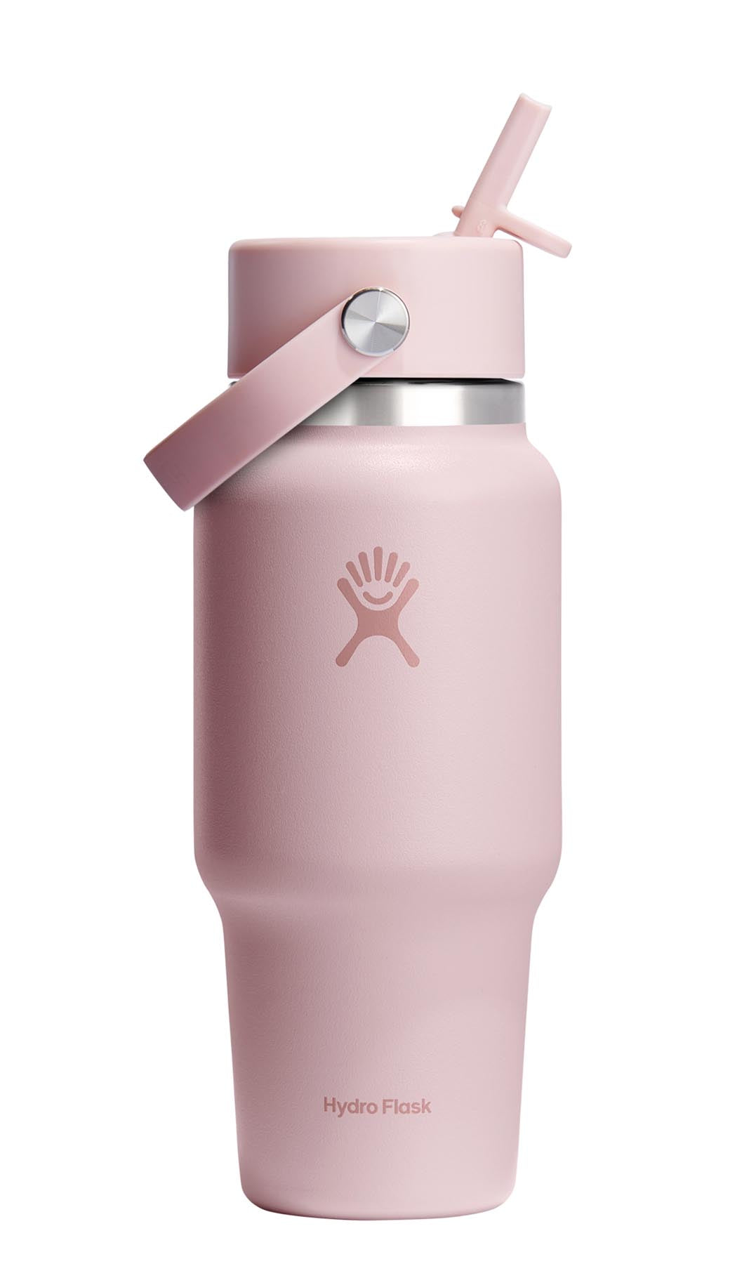 Trinkflasche Travel Wide Flex Deckel Strohhalm 700ml trilli in Rot präsentiert im Onlineshop von KAQTU Design AG. Trinkflasche ist von Hydro Flask